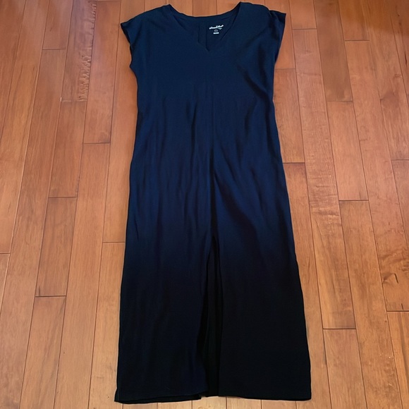 Black tshirt long dress - Picture 2 of 5